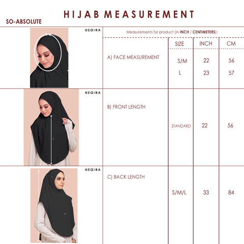 SIZE GUIDE SO-ABSOLUTE