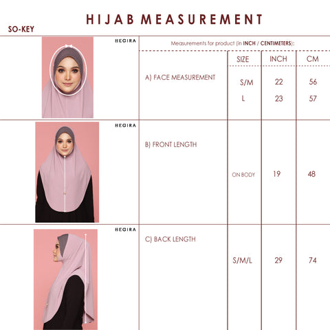 SIZE GUIDE SO-KEY