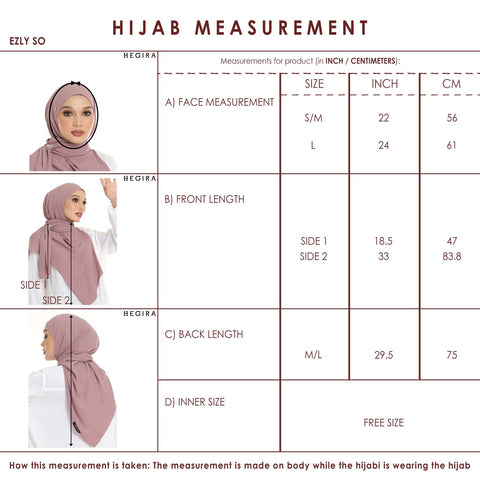 Size guide – Jieha Ghazali