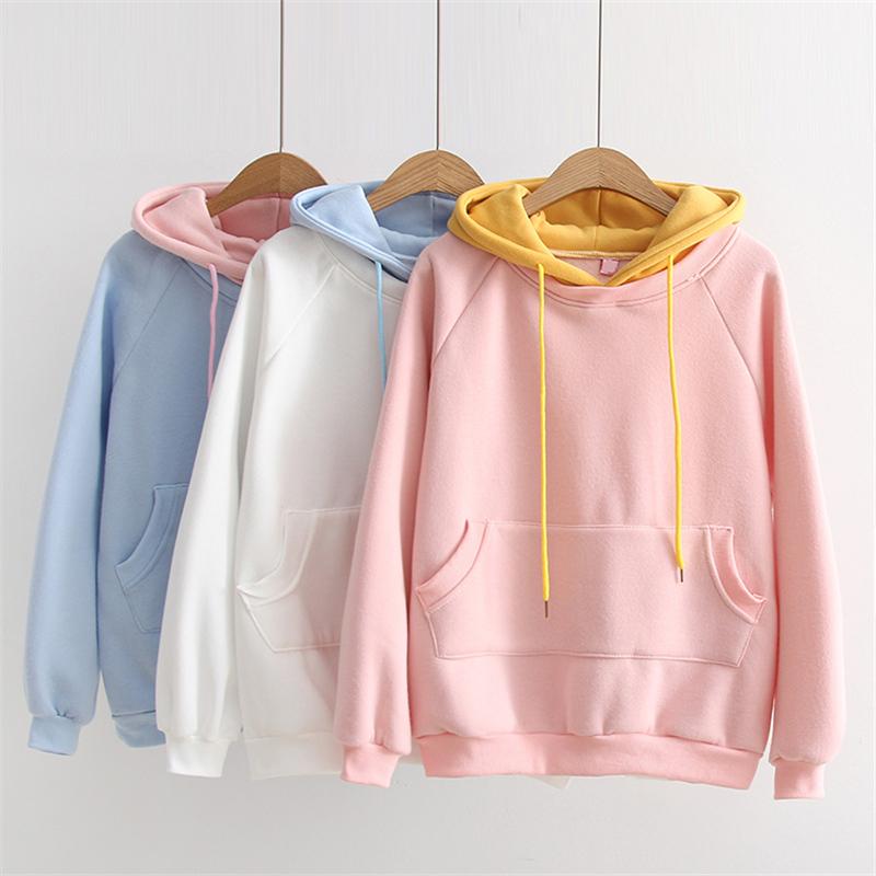 two tone pastel hoodie