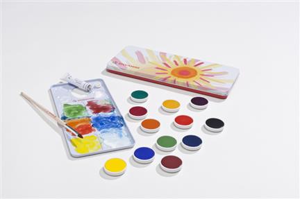 Stockmar Painting and Drawing Set - Opaque Colors & Hexagonal Colored  Pencils