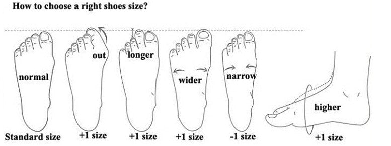 Shoes That Make You Taller | Size Chart | Gova Shoes