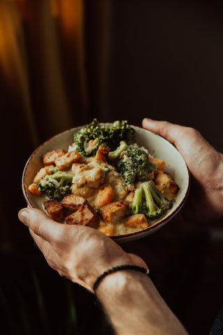 Tofu Gericht nachhaltig zubereitet