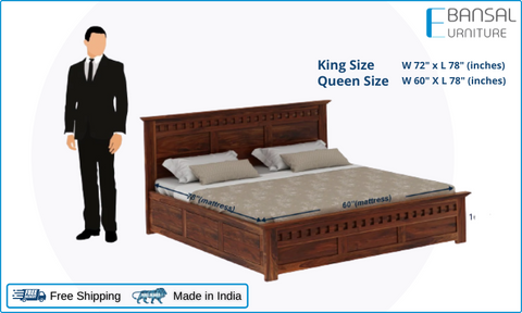 Sheesham Wood bed design