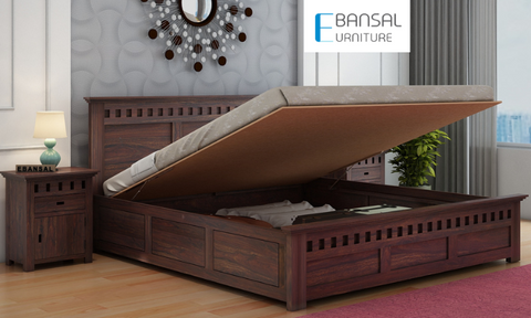 Sheesham Wood bed by ebansal furniture