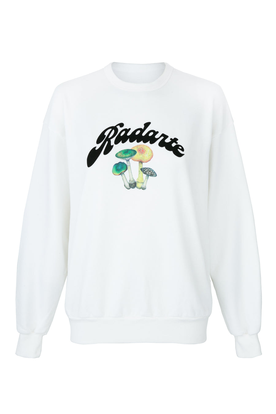White Mushroom Print Radarte Sweatshirt – Rodarte