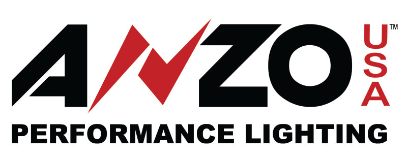 ANZO 2010-2013 Chevrolet Camaro Projector Headlights w/ Halo Black (CCFL)