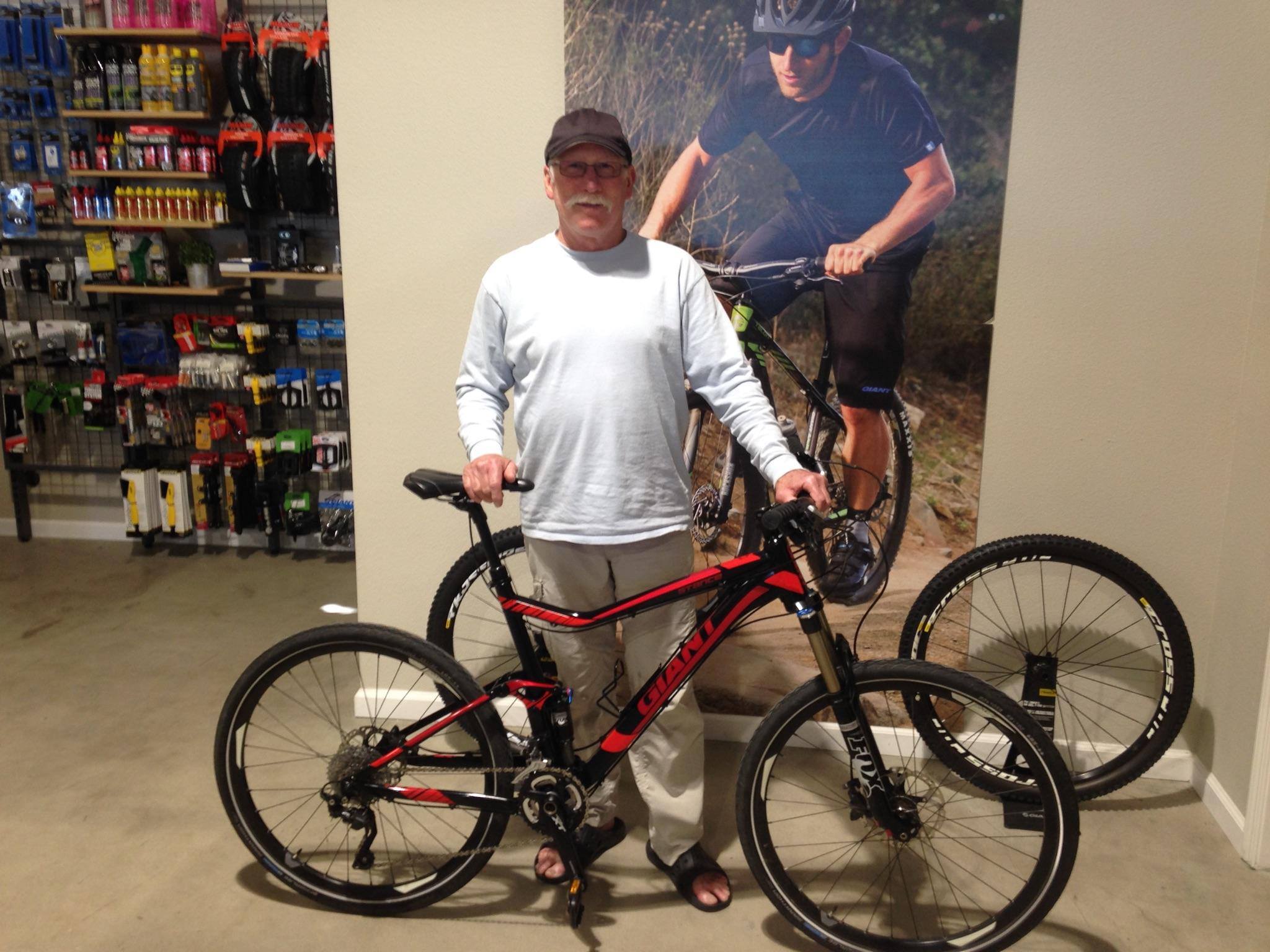 David with his 2015 Giant Stance 0