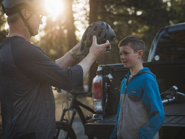 Bond with loved ones riding bikes together