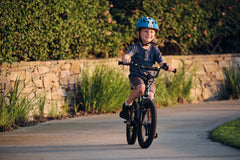 Child riding a BMX bike