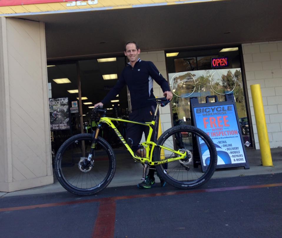 Eric and his new Giant Anthem Advance 27.5