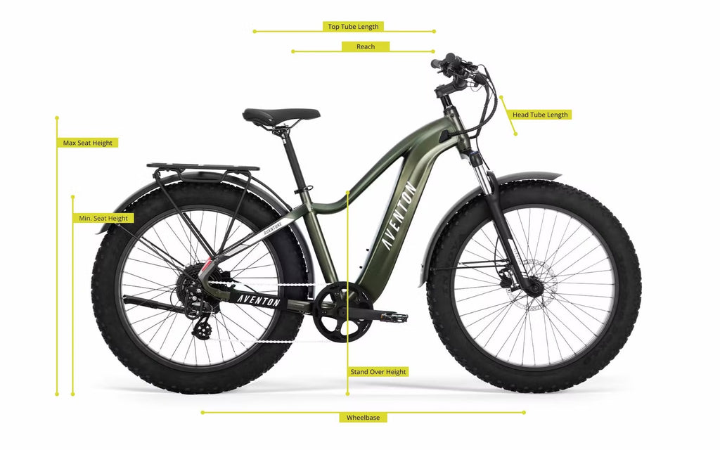 Aventon Aventure Electric Bike Size Chart