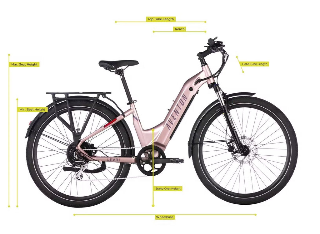 Aventon Level size guide