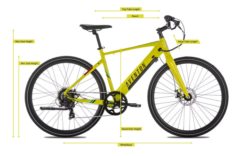 Aventon Soltera E-Bike Size Chart