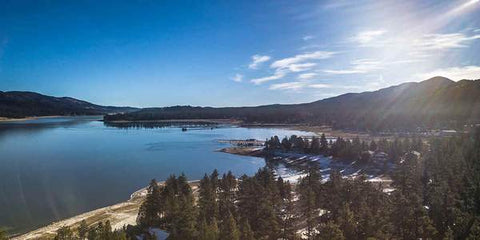 BIG BEAR SCENIC VIEW OF LAKE