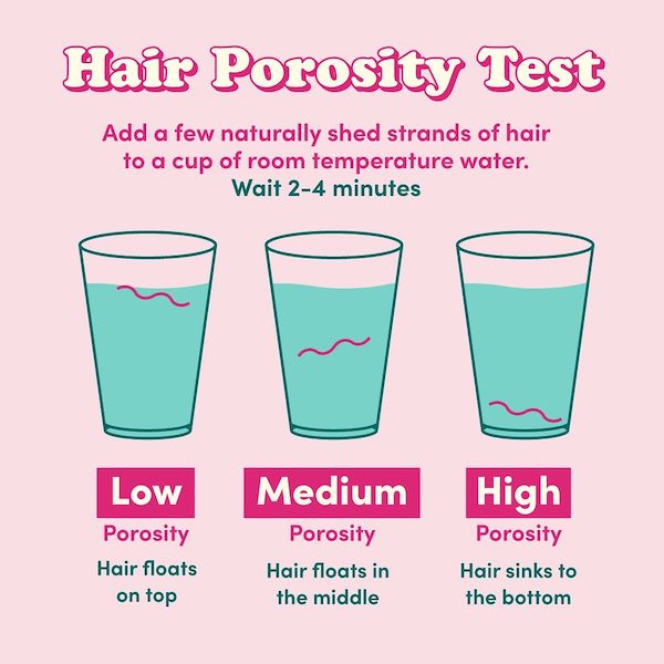 Hair porosity type