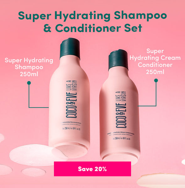 Components of Super Hydrating Shampoo & Conditioner Set