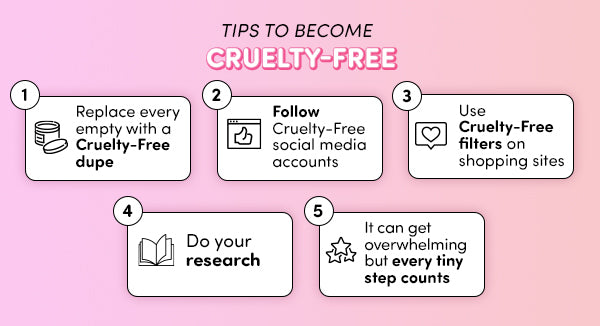 Cruelty-Free Beauty Tips Infographic