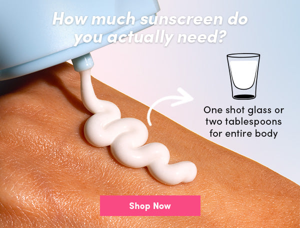 Image of how much sunscreen to apply on body