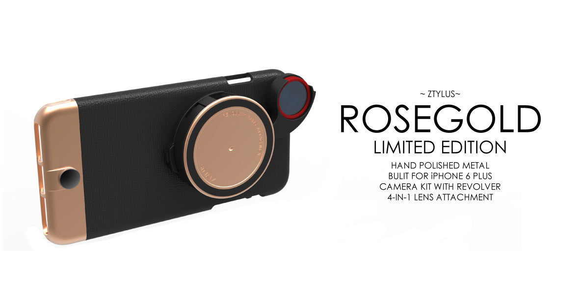 Metal Series Rose Gold Camera Kit (Limited Edition) for iPhone 6 Plus