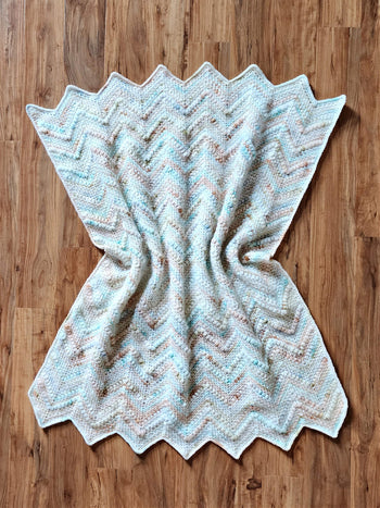 Abrielle Crochet Baby Blanket Pattern - A Crocheted Simplicity