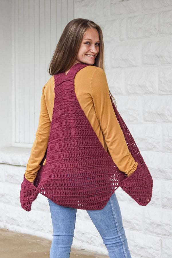 Kit to knit a crochet waist - PLACER VEST en 2023
