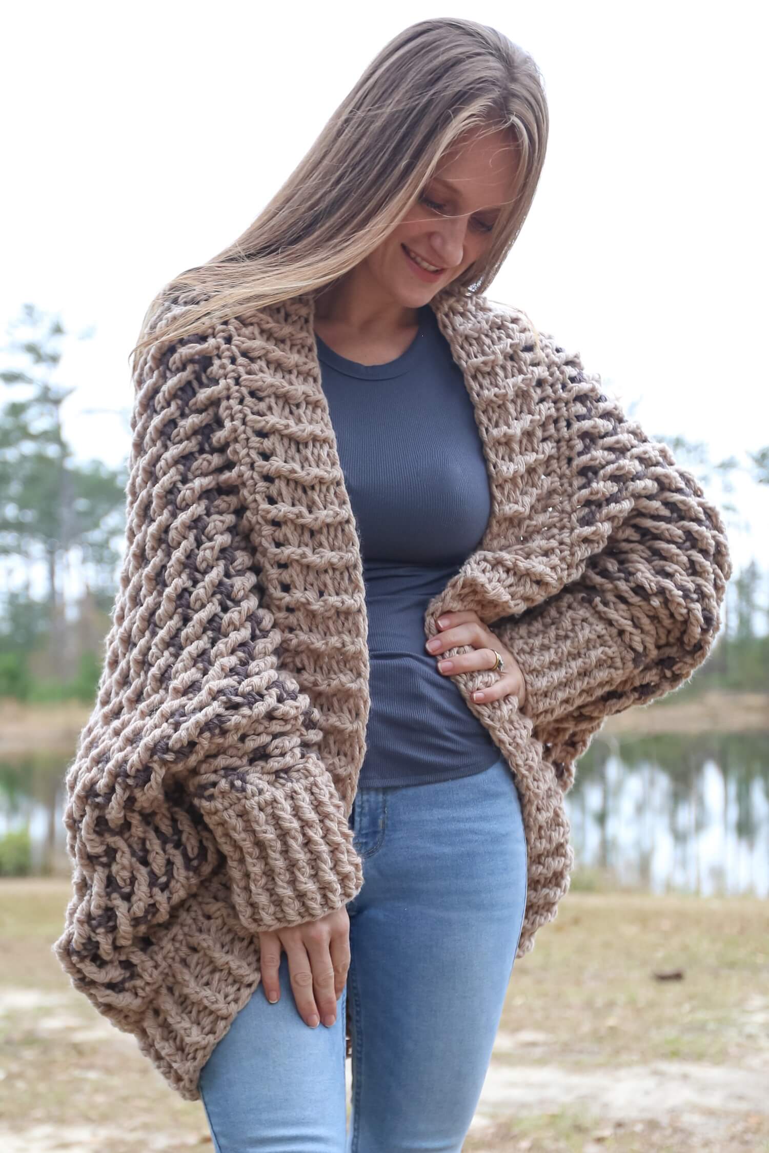 Image of Crochet Kit - Cozy Cocoon Sweater