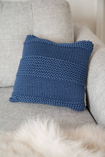 Crochet Pillow Pattern Easy -Tunisian Luxe Pillow - Noor's Knits