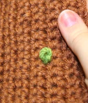 How to French Knot Step 4