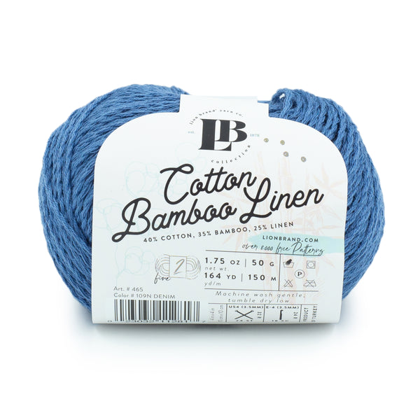  Lion Brand Yarn 760-098B Lion Cotton Yarn, Natural