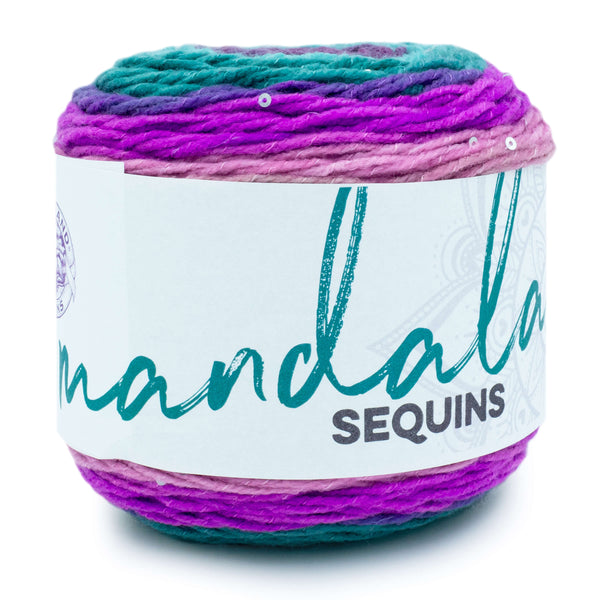 Lion Brand Yarn Ferris Wheel Yarn, Multicolor Yarn for Knitting,  Crocheting, and Crafts, 3-Pack, Wild Violets