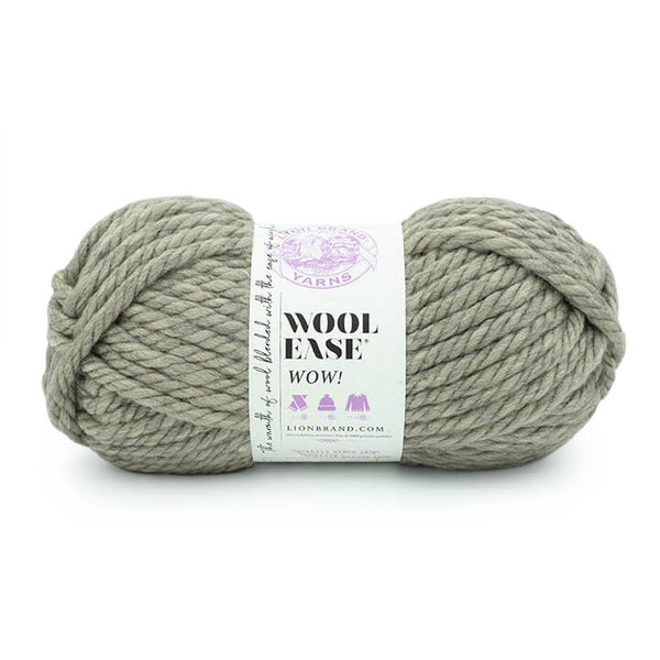 Lion Brand Wool-Ease Yarn - Grey Heather, Multipack of 10