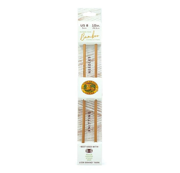 CLOVER Bamboo Single Point Knitting Needles - Fiber to Yarn