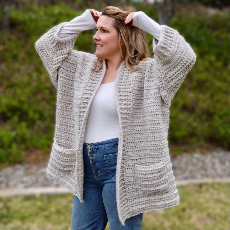 Crochet Kit - Amesbury Cardigan – Lion Brand Yarn