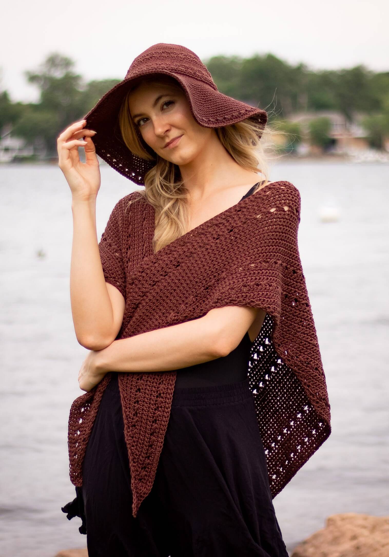 Image of Crochet Kit - Seaside Shawl & Sun Hat