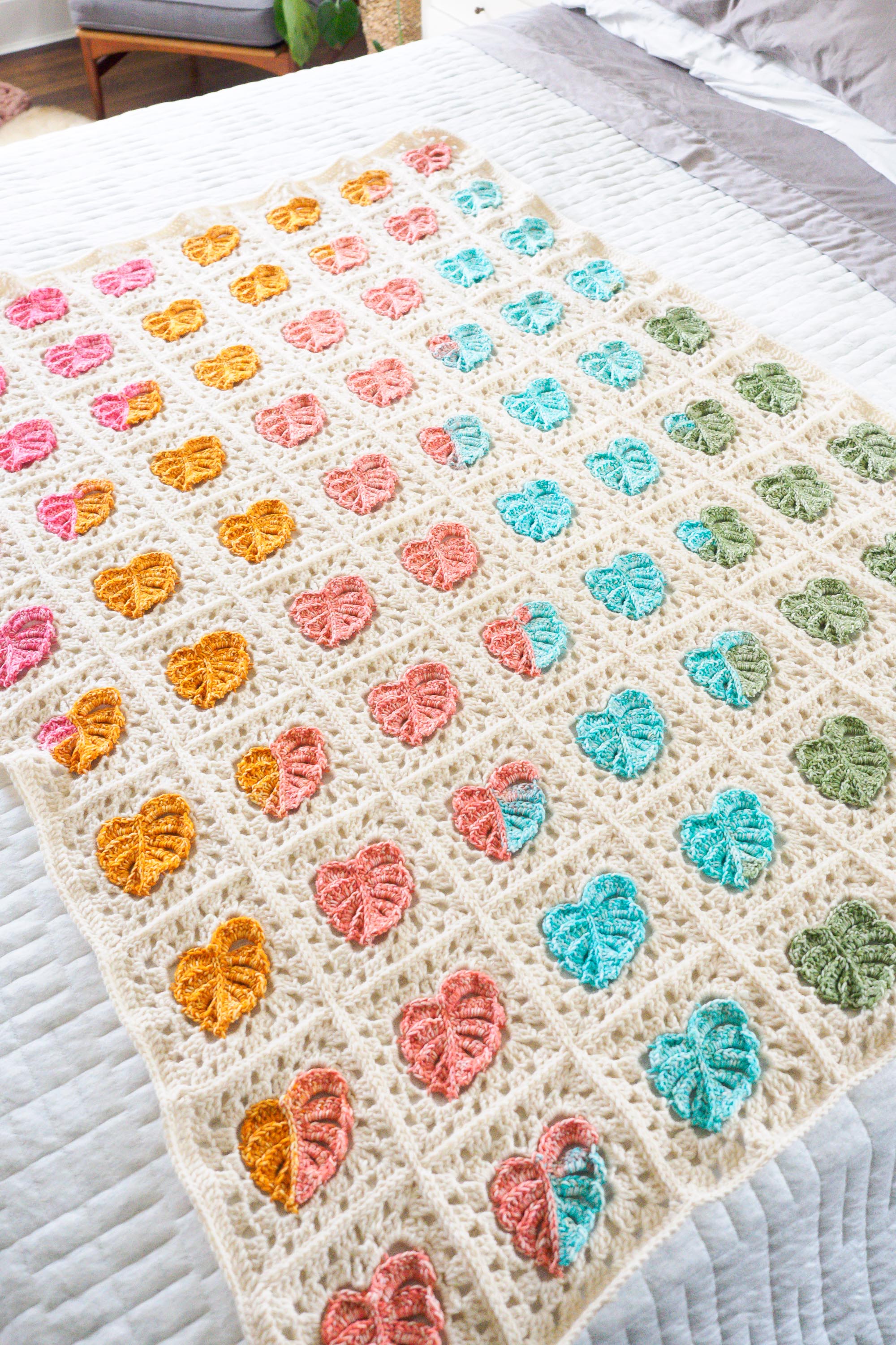 Image of Crochet Kit - Monstera Garden Blanket