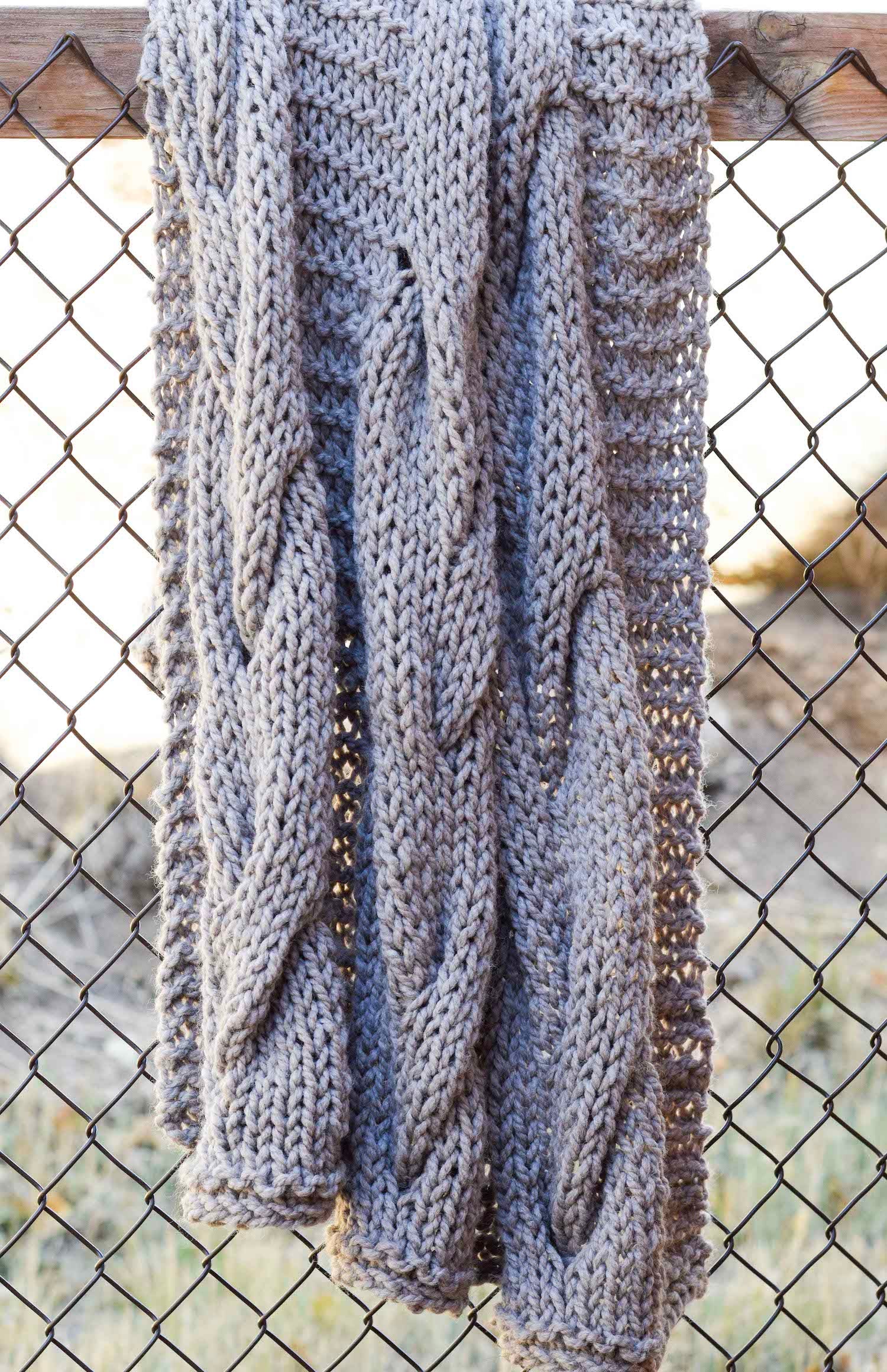 Image of Knit Kit - Grand Cables Throw