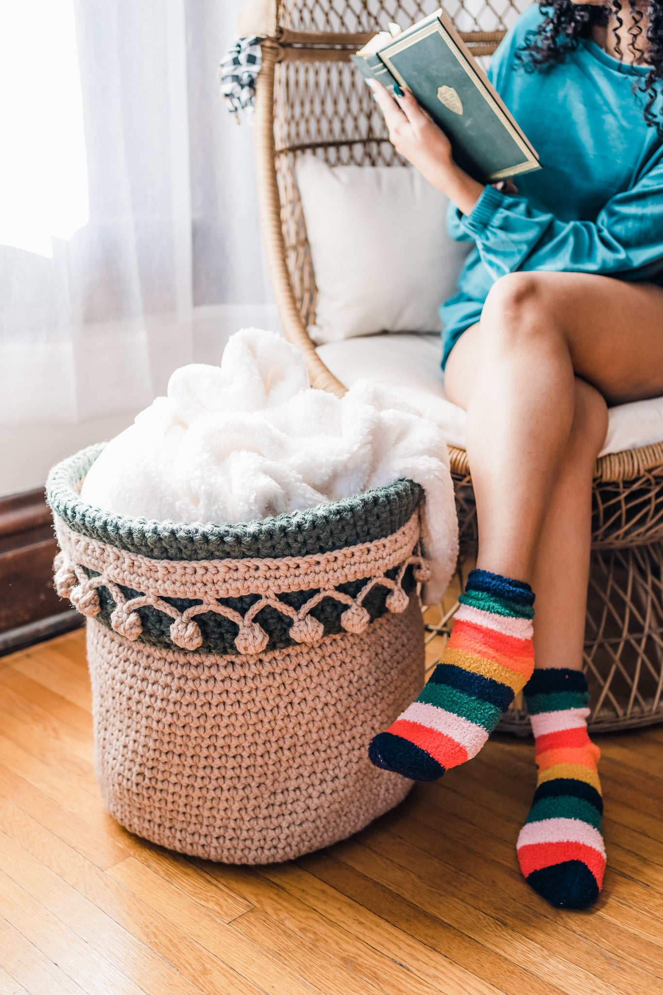 Image of Crochet Kit - Fireside Basket