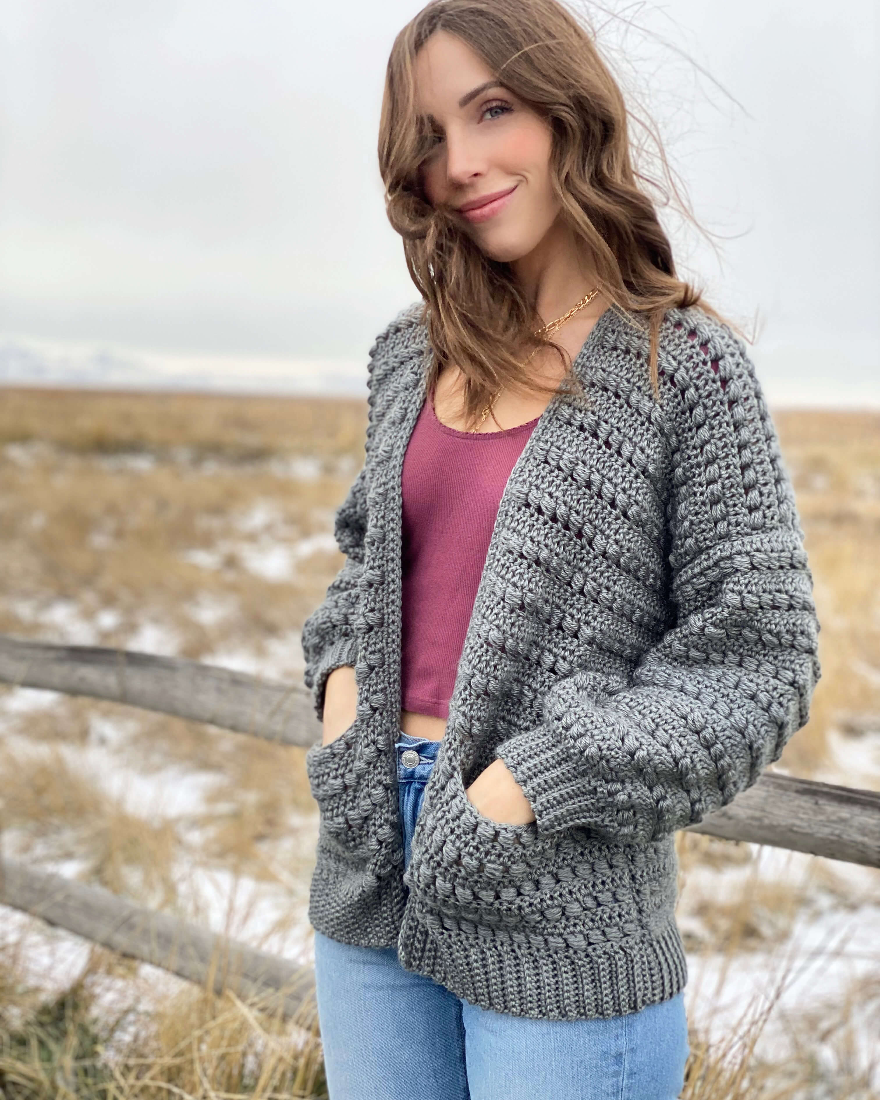 Image of Crochet Kit - The Stony Shore Cardigan