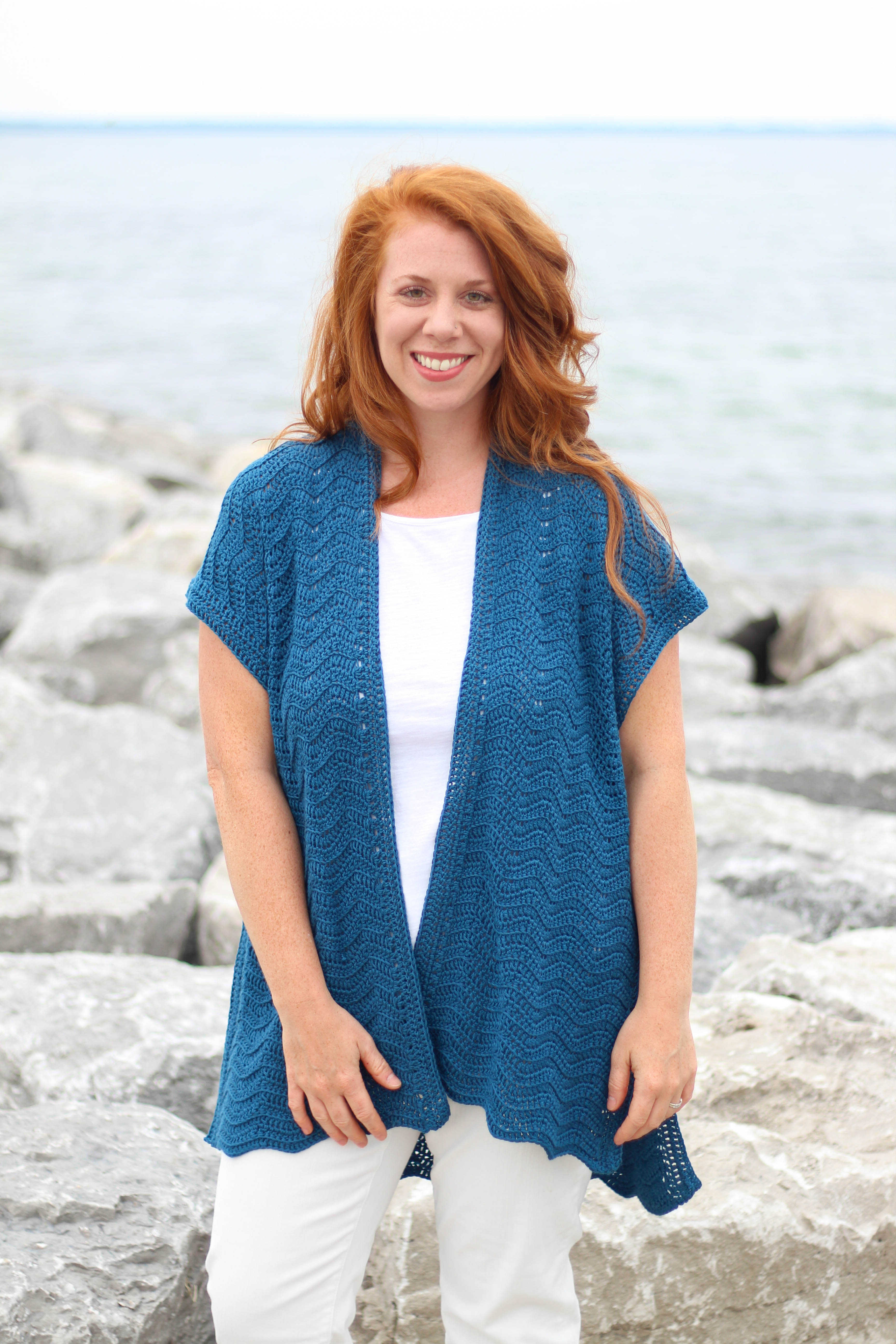 Image of Crochet Kit - Tidal Wave Ruana