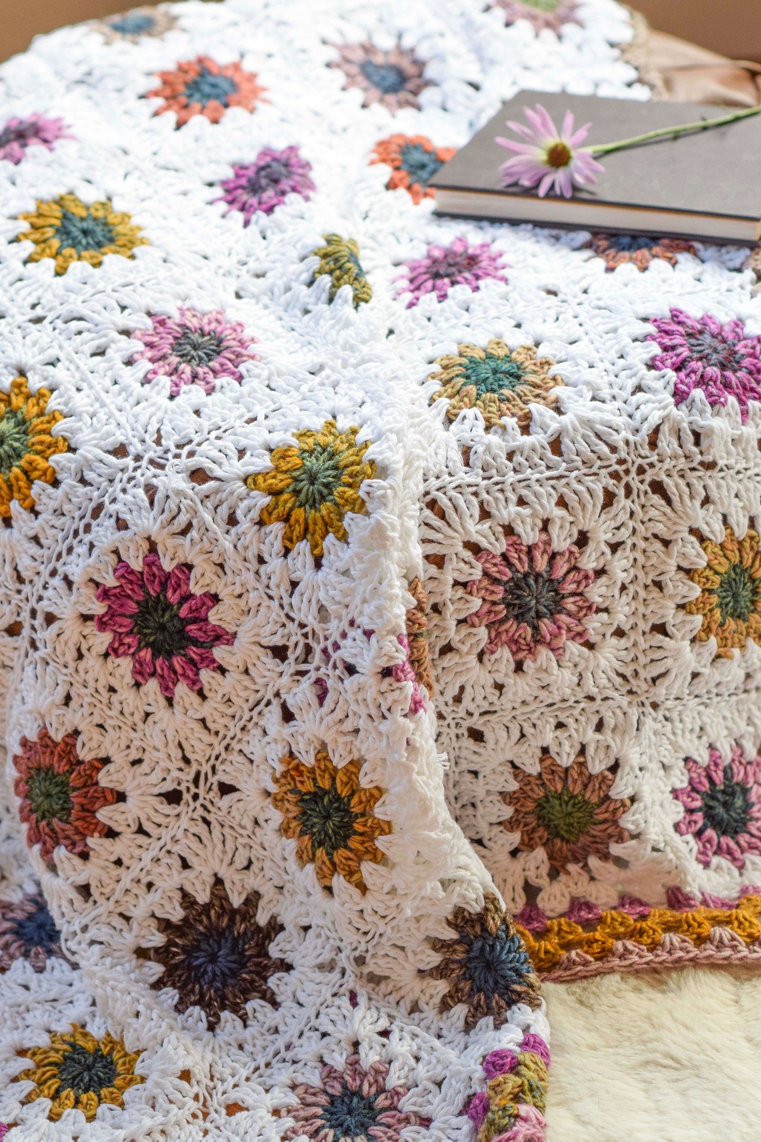 Image of Crochet Kit - Meadow Flowers Blanket