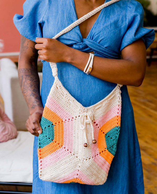 Maya Striped Tank, free crochet cropped tank top pattern - TL Yarn Crafts