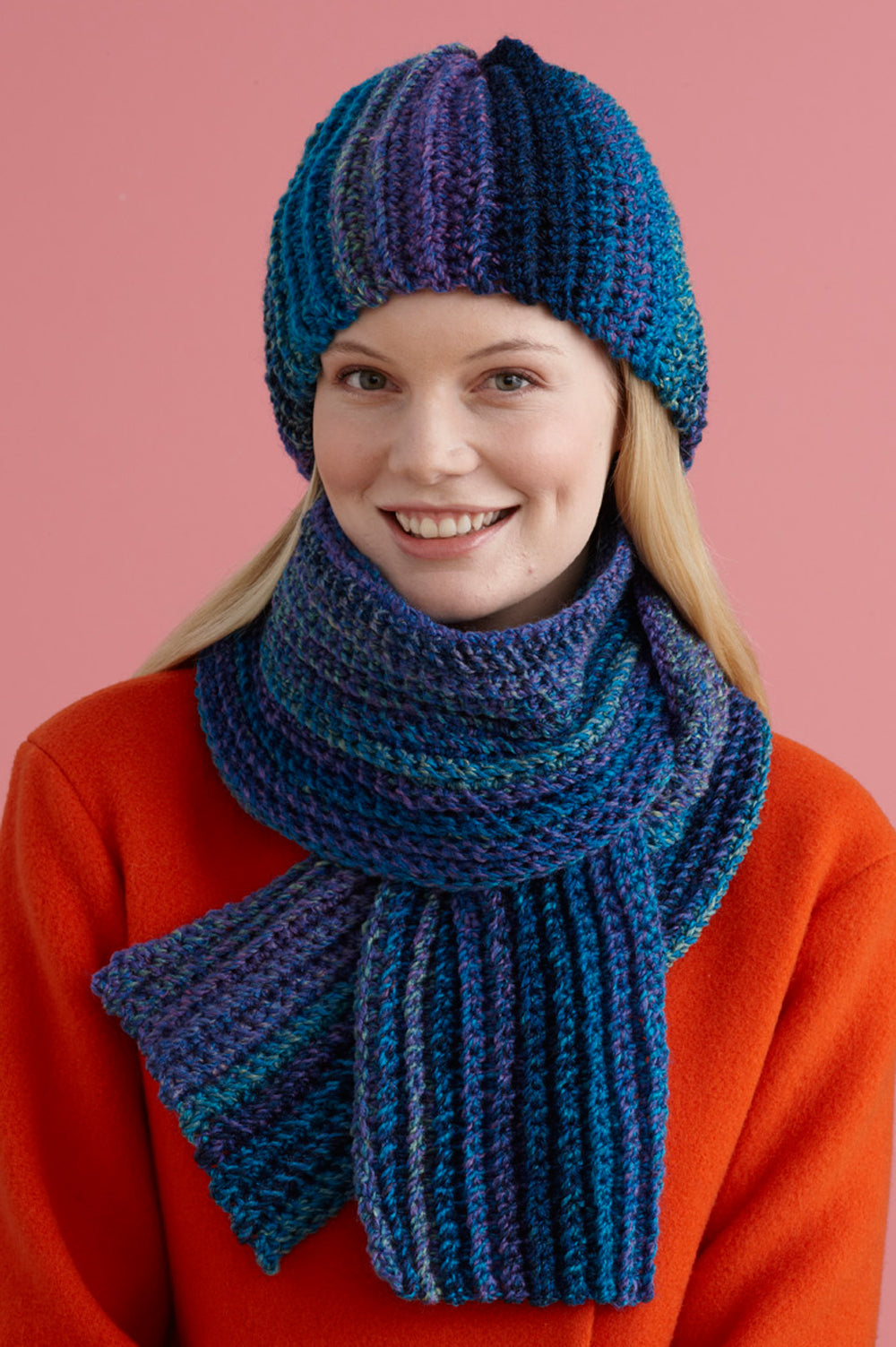 easy as pie knit scarf-