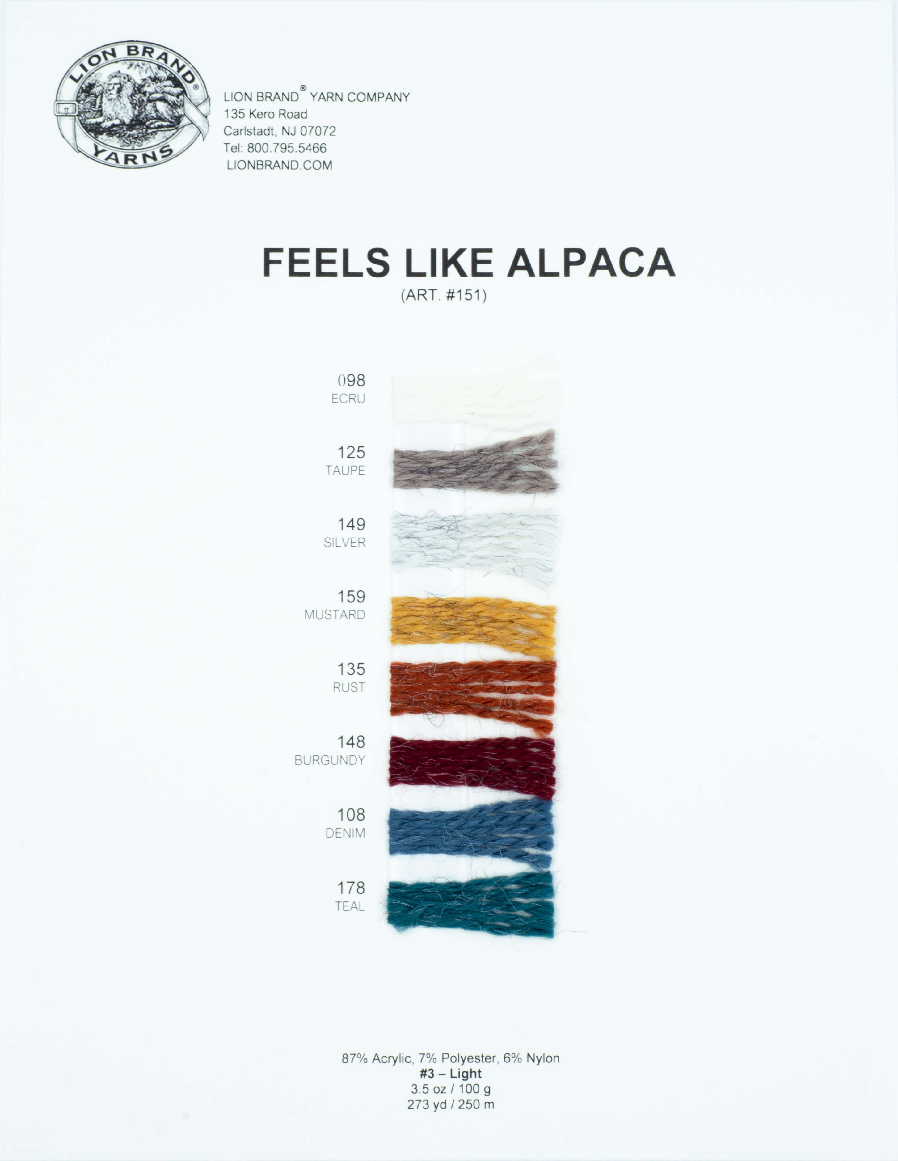 (3 Pack) Lion Brand Yarn Vanna's Choice Yarn, Taupe