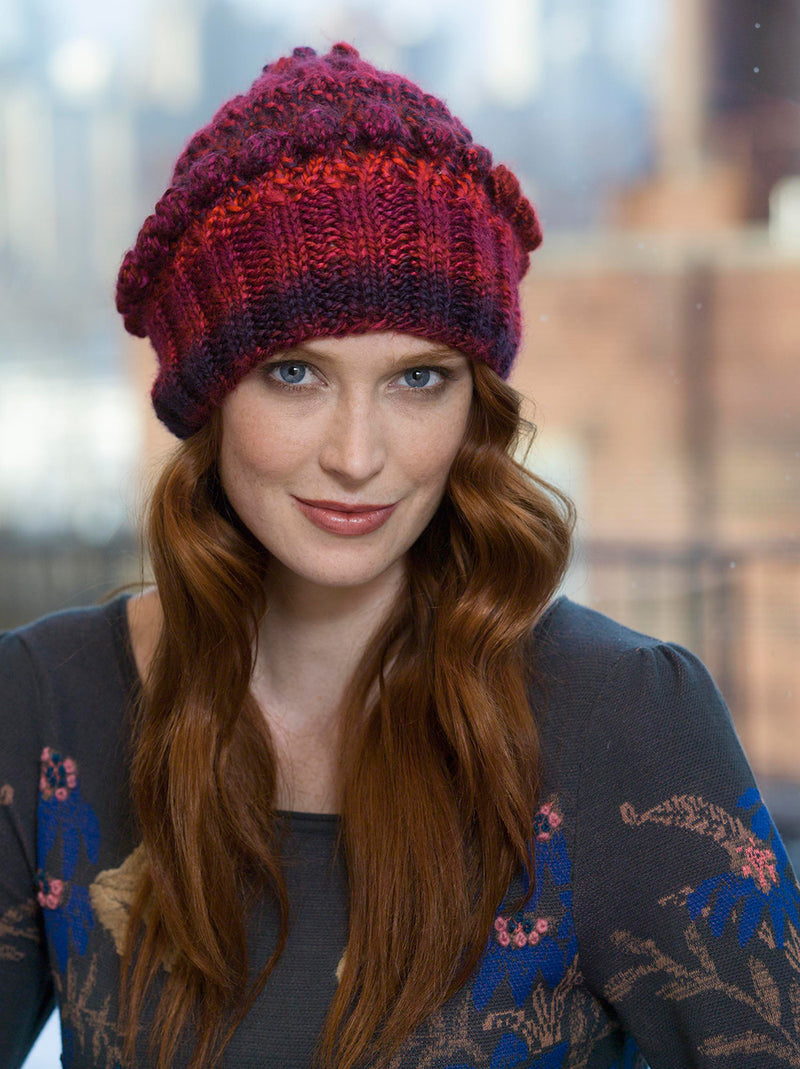 Bobble Beret Pattern (Knit) – Lion Brand Yarn