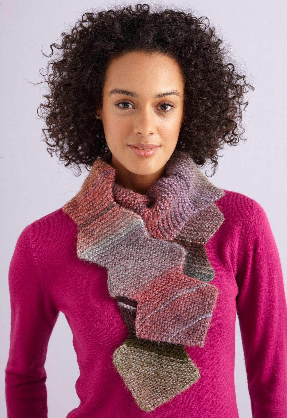 Brilliant Zig Zag Scarf Pattern (Knit) - Version 5 – Lion Brand Yarn