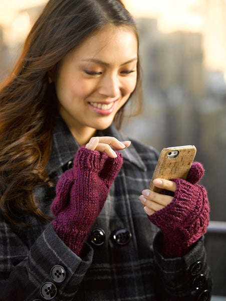 Flip Top Mittens Pattern Knitting Pattern