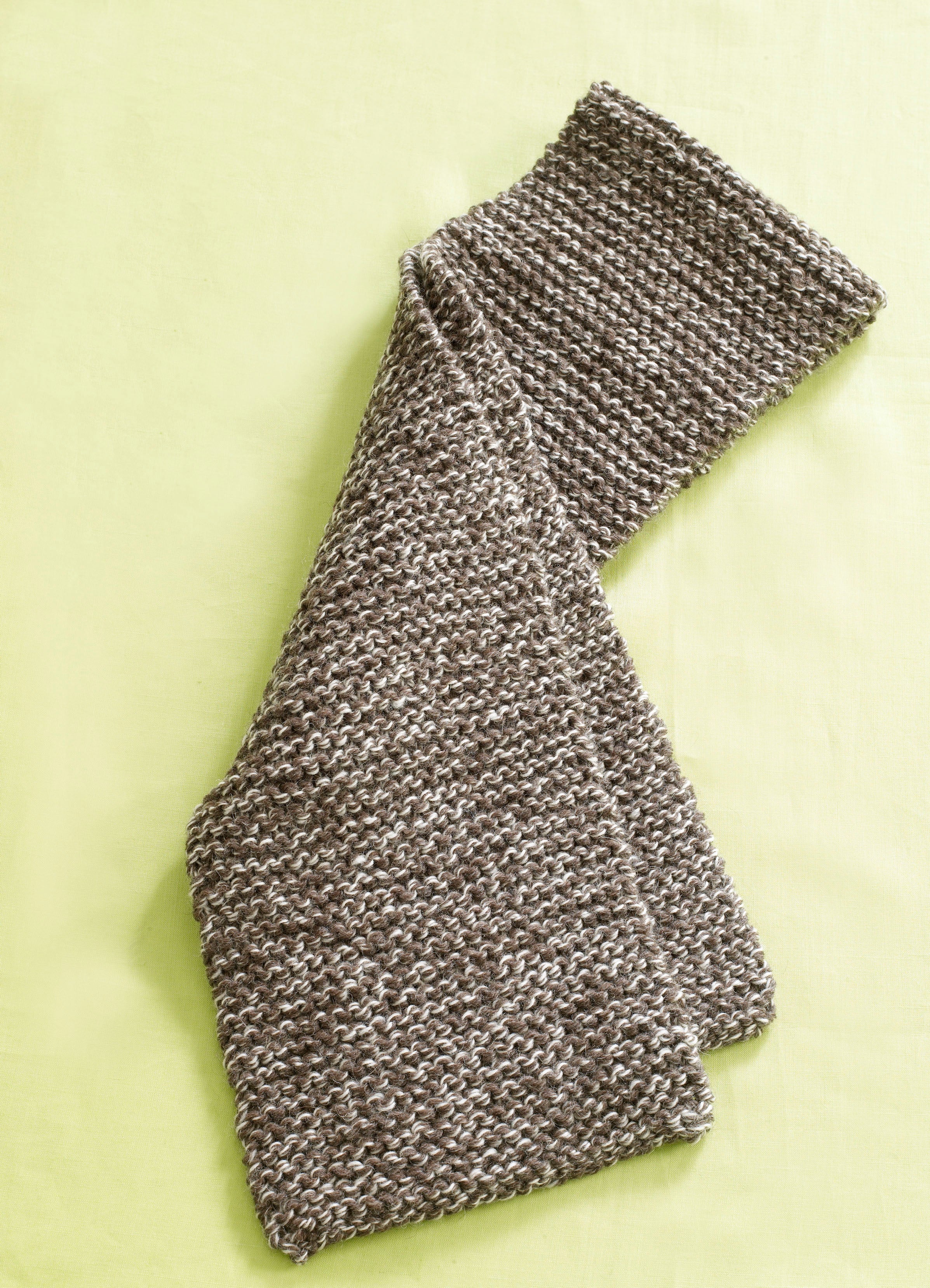 Rustic Tweed Scarf Pattern (Knit) Lion Brand Yarn