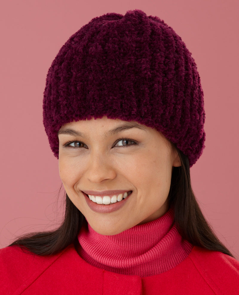 Simple Cozy Hat (Knit) - Version 1 – Lion Brand Yarn