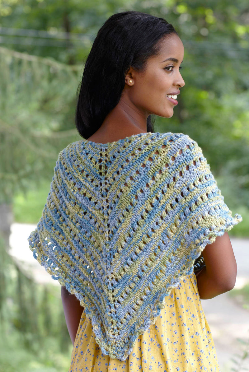 Sun And Sea Shawl Pattern (Knit) – Lion Brand Yarn